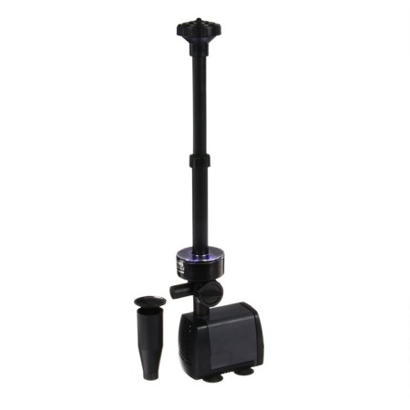 Garden Fountain with LED-3800FP backlight, 40 W, h = 2 m, 2000 l/h, 15 LED lamp