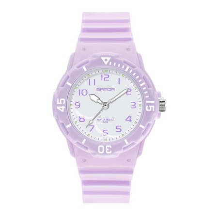 Watch of wrist, d-3.5 cm, calendar, luminous, waterproof, silicone, mix