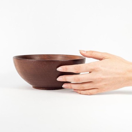 Supovaya plate made of natural cedar MAGISTRO, 800 ml, chocolate color-2