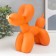 Souvenir Polystone "Air Ball - a Dog with a Golden Nosom" light orange 7.5x20.5x17.5 cm