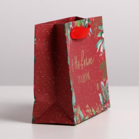 Craft horizontal package "New Year's mood", S 15 x 12 x 5.5 cm, New Year-3