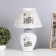 Lamp table ceramics "Roman Empire" E14 220V 39x25x25 cm Risalux