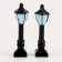 Puppet miniature "City Lantern", set 2 pcs., Size 1 pc. - 1.2 × 1.2 × 5.5 cm
