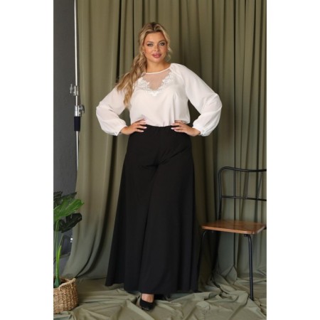 Female blouse, size 52, white color-11