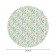 Photo scatter round, size 150x150 cm, Saten