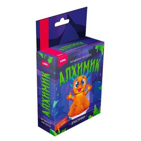 Growing crystals “Alchemist. Orange dragon "-1