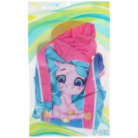 Swimsuit for girls + hat onlitop, p. 28, height 110 cm, girth 46-52 cm-5