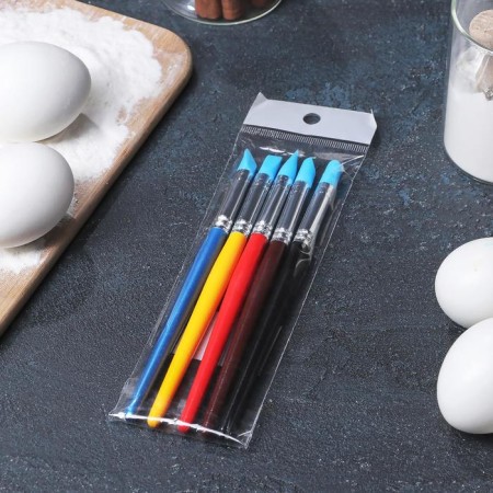 A set of confectionery brushes for decoration "Agat", 5 pcs-1