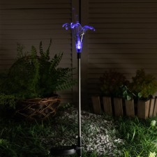 Uniel Garden Lamp on the Solar Battery Lily, 9 × 80 × 9 cm, the glow of the multi (RGB)
