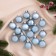 Set of balls plastic D-3 cm, 16 pcs "Kame" Blue