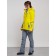Ski costume female winter, size 46, yellow color