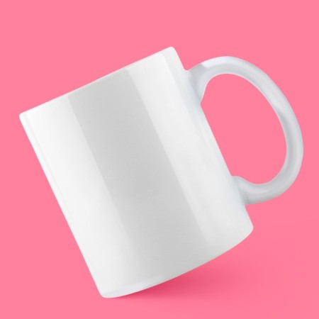 Ceramic mug "Natasha", 320 ml, white color-2