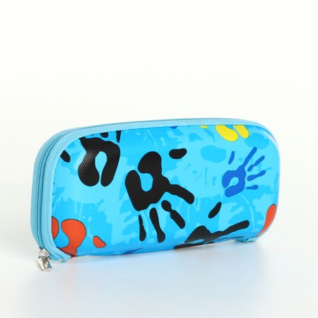 Lightning glasses case, blue color
