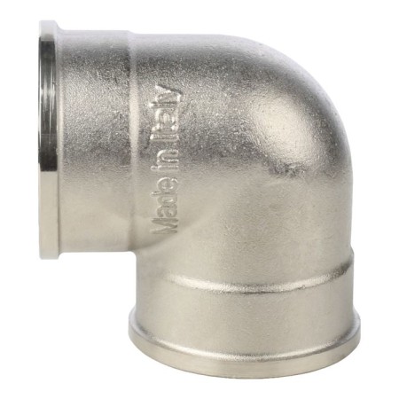 STOUT SFT-0014-000112, 1 1/2 ", internal/internal thread, nickelled brass-2