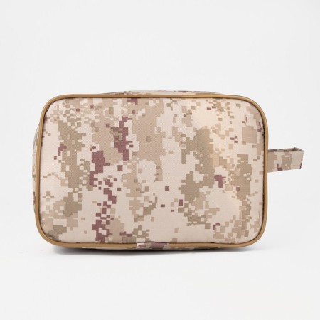 Lightning cosmetic bag, beige color-1