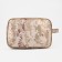 Lightning cosmetic bag, beige color