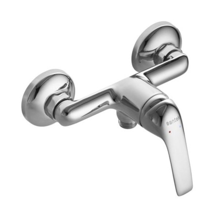 Santek's shower mixer "Nico", with accessories, chrome