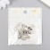 Decor for creativity Metal "Violin and bow" silver 2.3x1.3 cm