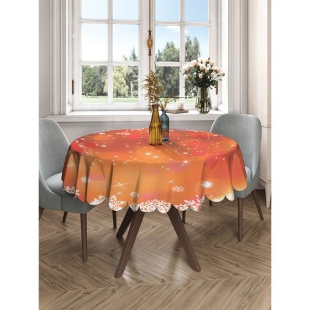The tablecloth "Snow fog", round, Saten, d = 150 cm-2
