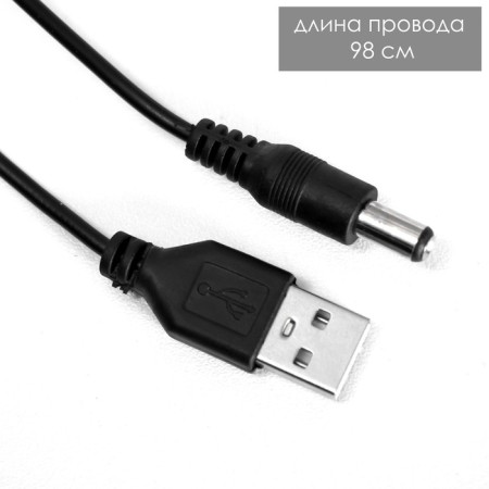 Night Santa Claus Led usb from 3haa white batteries 22.5x22.5x5 cm Risalux-8