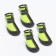 The boots are tall for large dogs, set 4 pcs, size L (sole 10x7 cm), black-salam