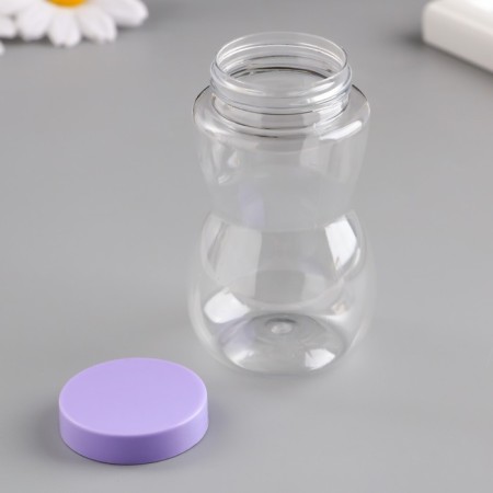 Bank for scrapbooking plastic "Talia" 95 ml MIX 4.7x4.7x8.3 cm-2