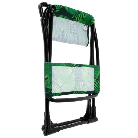 Folding stool PS3/2, 38.5 x 35 x 65 cm, tropical leaves-5