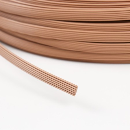 Artificial rattan 8 mm 100 m wave (beige)-3
