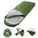 Tourist sleeping bag, 220 x 75 cm, up to -20 degrees, 700 g/m2, color of moss