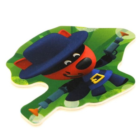 Wooden toy "liner. Indians and cowboys. Mi-mi-Mim ""-3