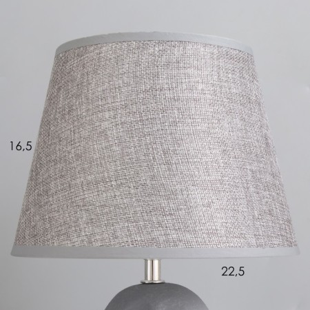 Table lamp "Inc" 1x40W E14 gray 22x22x39cm-4