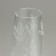 Vase for the flowers "botany" glass, transparent, 26 cm.