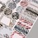 Stickers for gifts "Prints" 21x29.7 cm