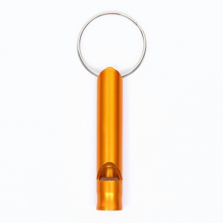 Small metal whistle for dogs, 4.6 x 0.8 cm, gold-1