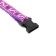 The two -layer collar with the fastx "Bones and legs", 30 x 1 cm, purple