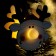 Light decor with the suspension "New Year" 9 cm, mix