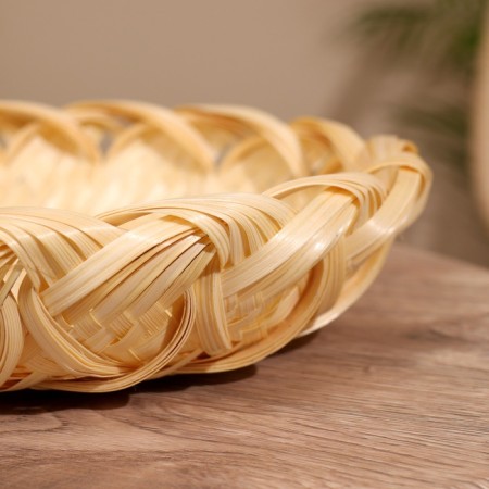 Vaska wicker, from bamboo 23x23x6 cm-3