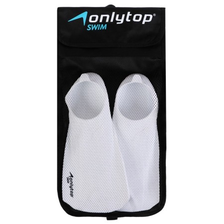 Flippers for swimming, white color, size 42-43, silicone-6