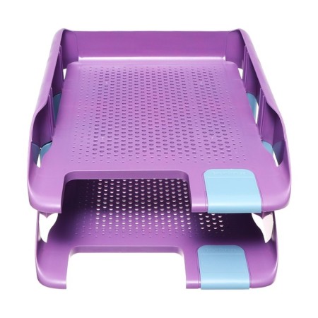 A set of horizontal trays - Erichkrause Forte, Manga, with lateral mounts, 2 pieces, green-7