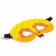 Carnival mask "Funny snake" Golden color