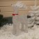LED figure "Olenenok" 46 × 70 × 22 cm, acrylic, 100 LED, 8 modes, 220 V, glow of white