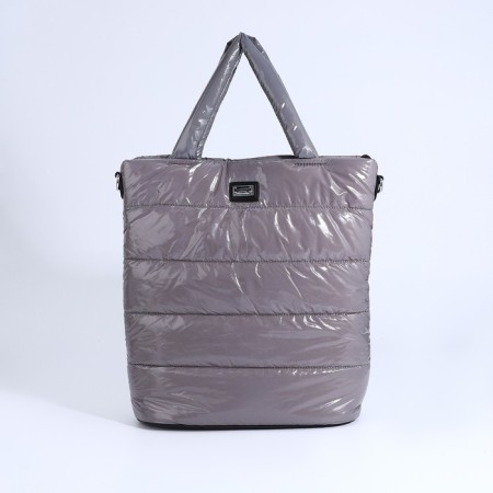 Luggage bag, external pocket, long belt, gray color