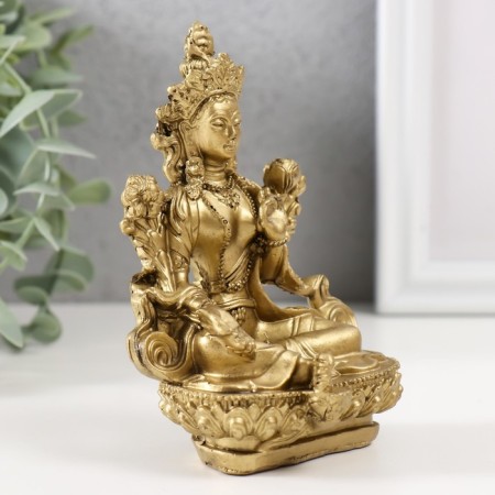 NECSK Polystone bronze "Parvati" 12.5x8.5x6.7 cm-1