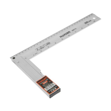 Aluminum square Harden 580713, with a level, 300 mm