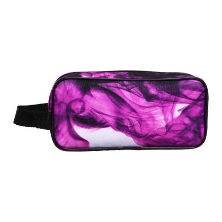 School Penal on the zipper Calligrata, 2 departments, purple-black-2