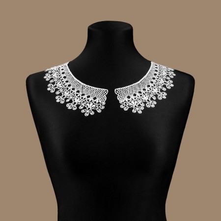 Gypury collar, 25 × 7 cm, white color-6