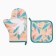 Set of kitchen. Ethel "Bird" mittens-seizure 20x28cm, 19x19cm tack, 100% HL