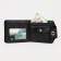 Male purse for magnet, department for bills, for maps, for coins, black color