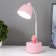 Table lamp "Mini Beetle" LED 3 modes 6.4W USB pink 10x10x37.5 cm Risalux