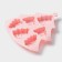 Baking uniform “Christmas trees”, silicone, 22 × 20.6 × 2.5 cm, 6 cells, pink color
